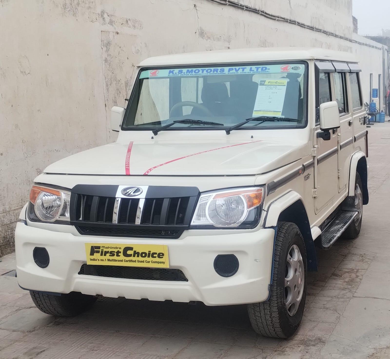 2018 Mahindra Bolero Power Plus SLX BS4 2018 Mahindra Bolero Power Plus SLX BS4