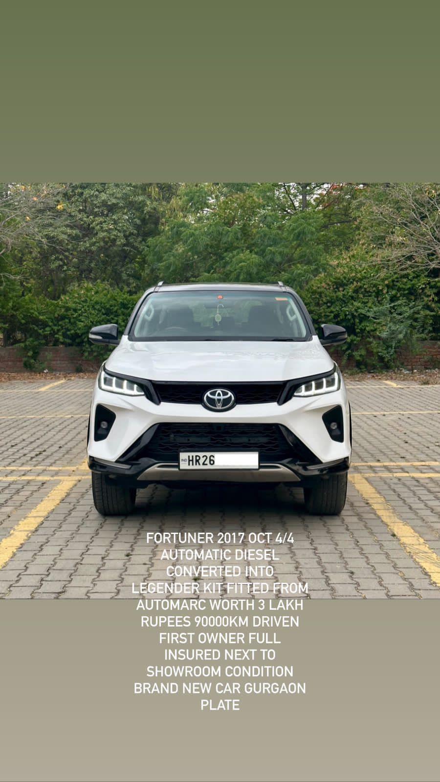 2017 Toyota Fortuner Sigma 4 2017 Toyota Fortuner Sigma 4